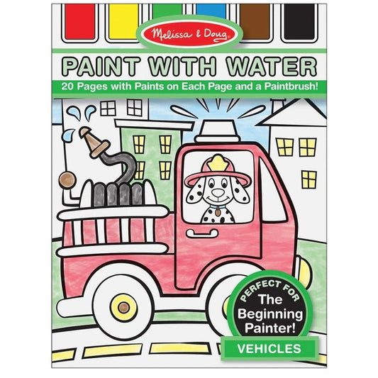 Melissa & Doug Paint with Water - Vehicles