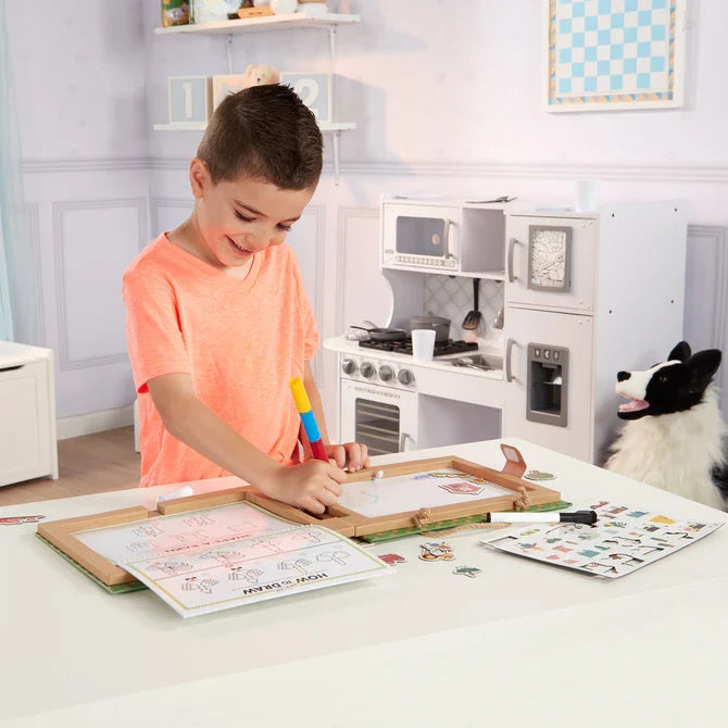 Melissa & Doug Play, Draw, Create Activity Kit - Farm