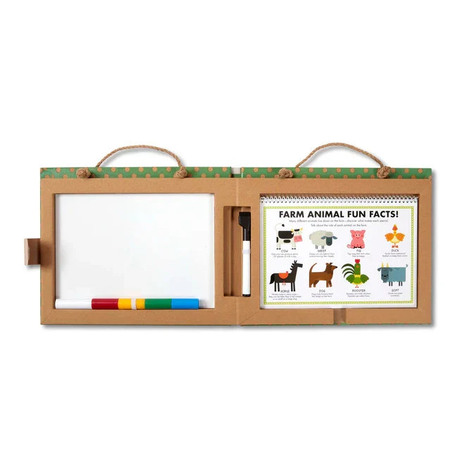 Melissa & Doug Play, Draw, Create Activity Kit - Farm