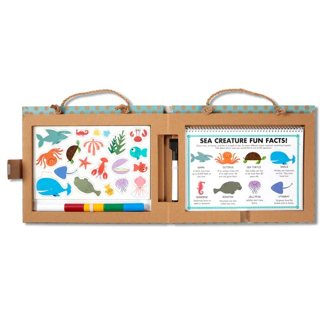 Melissa & Doug Play, Draw, Create Activity Kit - Ocean
