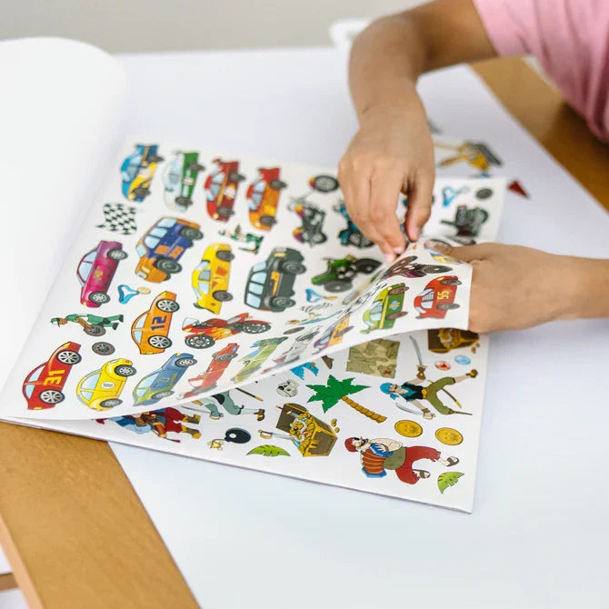 Melissa & Doug Sticker Collection Sticker Pad - Blue