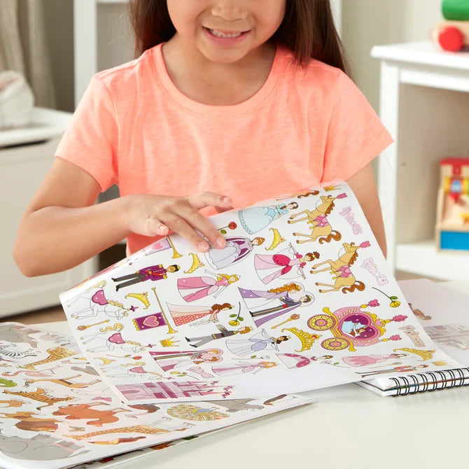 Melissa & Doug Sticker Collection Sticker Pad - Pink
