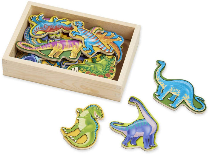 Melissa & Doug Wooden Magnets - Dinosaurs