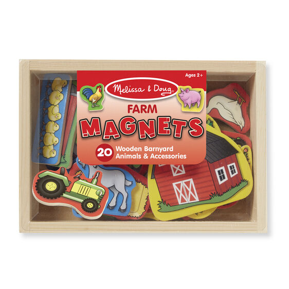 Melissa & Doug Wooden Magnets - Farm