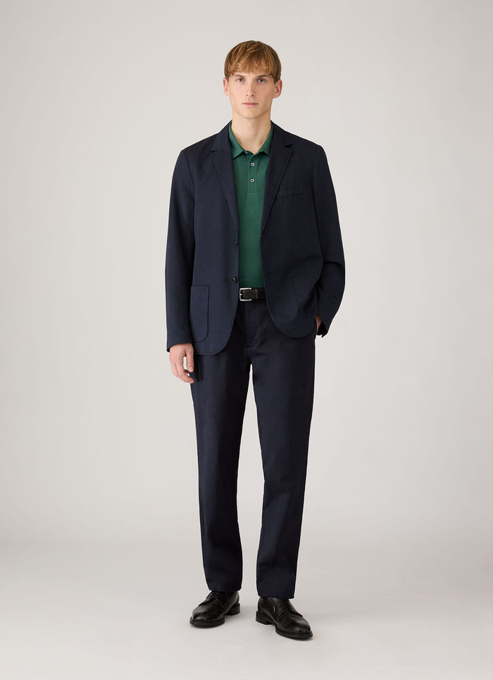 Men's Classic Jersey Polo Shirt in Forest