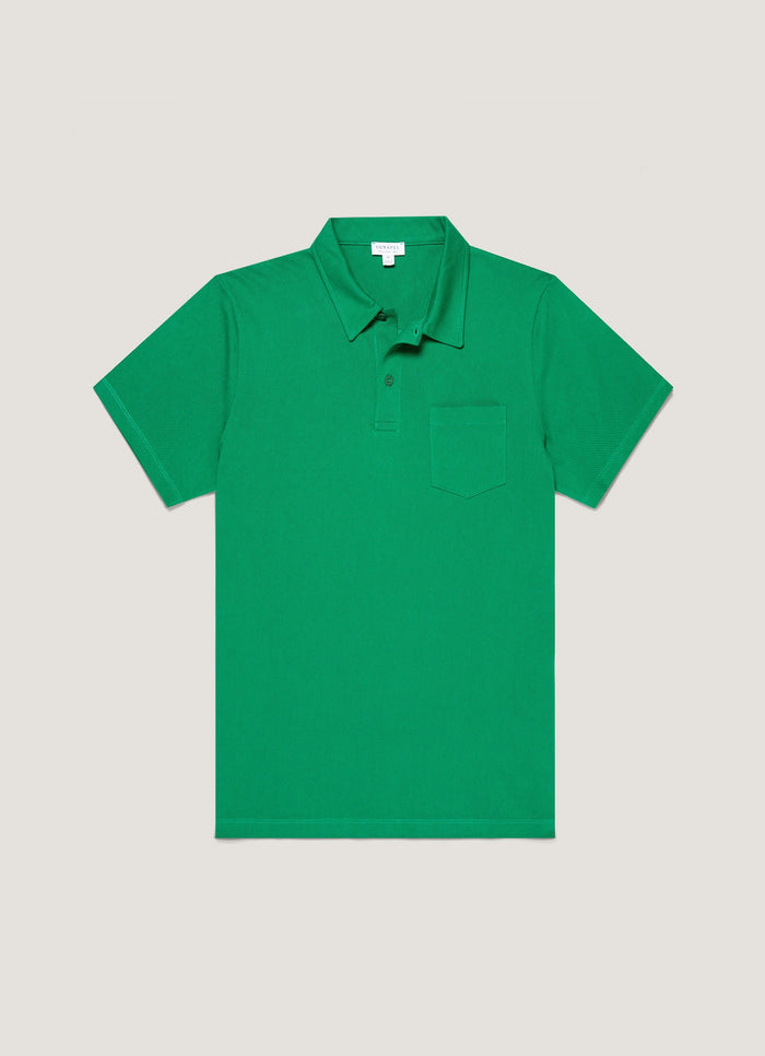 Men's Riviera Polo Shirt in Bright Green