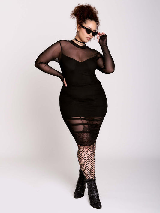 MESH MATRIX DRESS