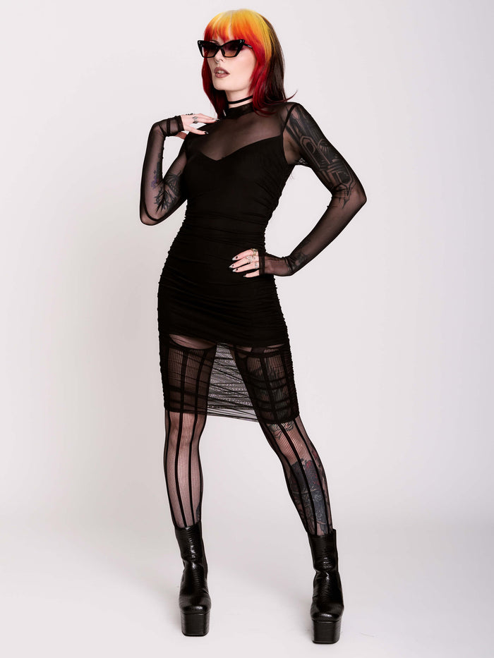 MESH MATRIX DRESS
