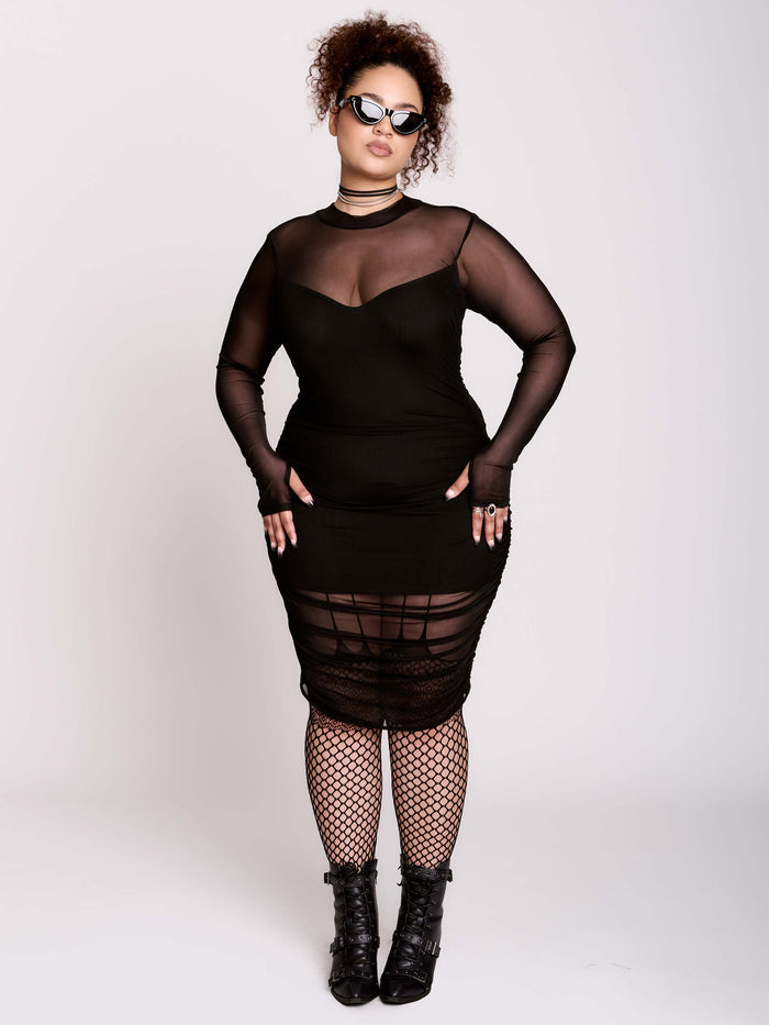 MESH MATRIX DRESS