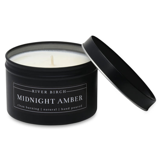 Midnight Amber - 8 oz Black Tin