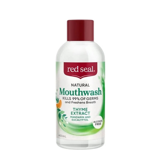 Natural Thyme Extract Mouthwash with Mandarin & Eucalyptol Flavor - Waha Lifestyle