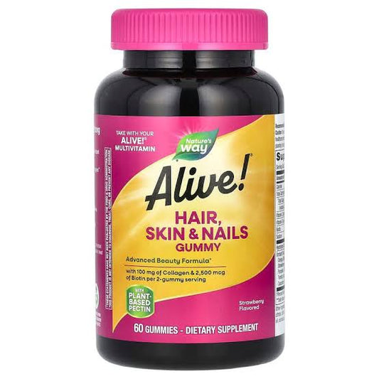 Nature's Way Alive Hair And Nail Gummies