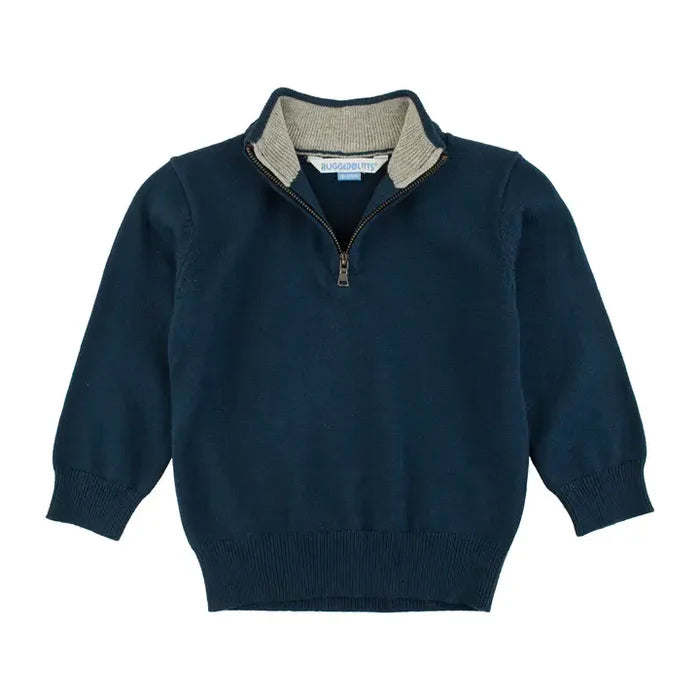 Navy 1/4 Zip Sweater