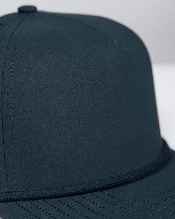 Navy Blank Hat w/ Rope