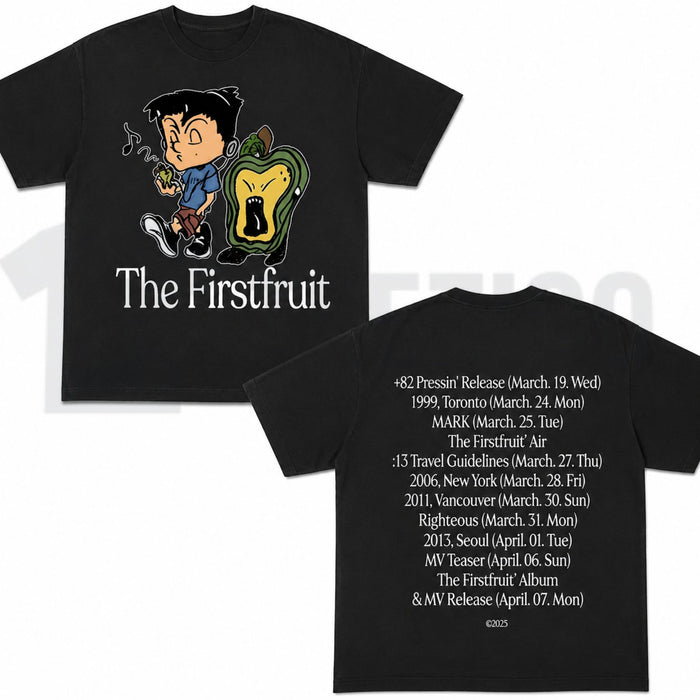 NCT 127 Mark Lee The Firstfruit Solo Debut Custom Czennie Kpop Graphic Fan T-Shirt - Teezioo