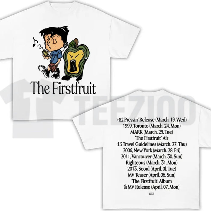 NCT 127 Mark Lee The Firstfruit Solo Debut Custom Czennie Kpop Graphic Fan T-Shirt