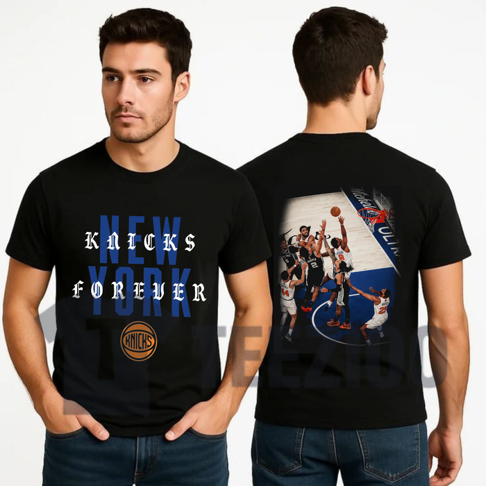 OG Anunoby Knicks No. 8 T-Shirt | New York Basketball Tee