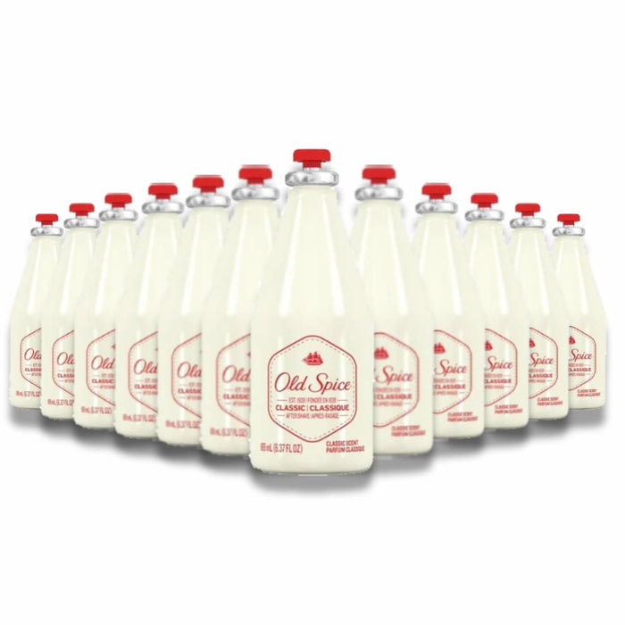 Old Spice -  Classic Scent Men's After shave - 6.37 Oz - 12 Pack