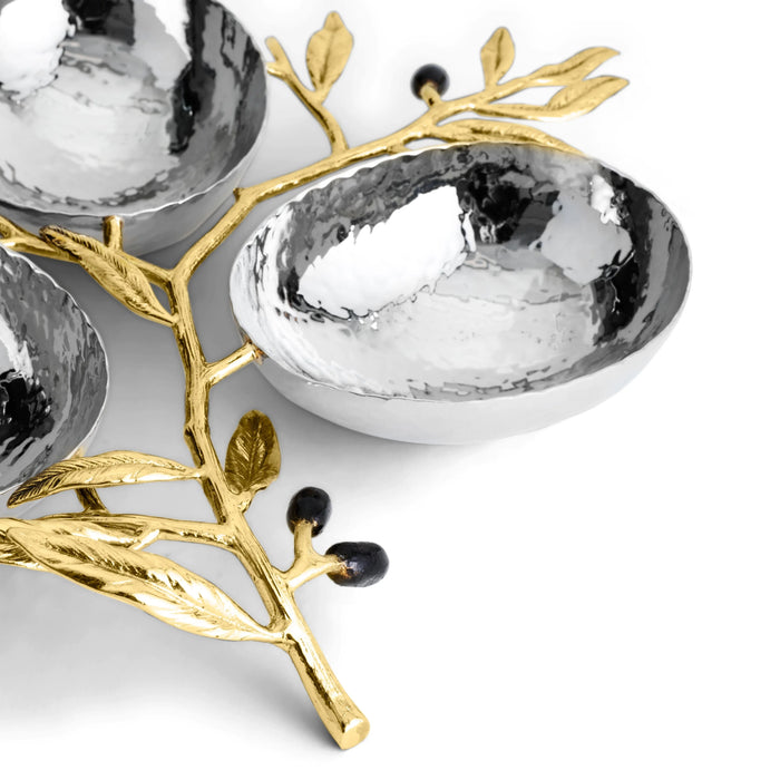 Michael Aram Olive Branch Triple Dish