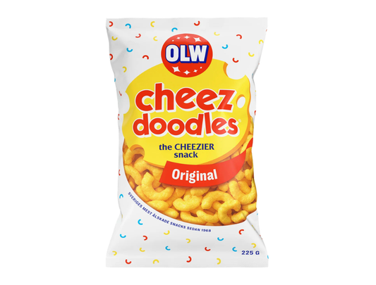 OLW Cheez Doodles 225g (7.93 oz) – Authentic Swedish Cheese Puffs