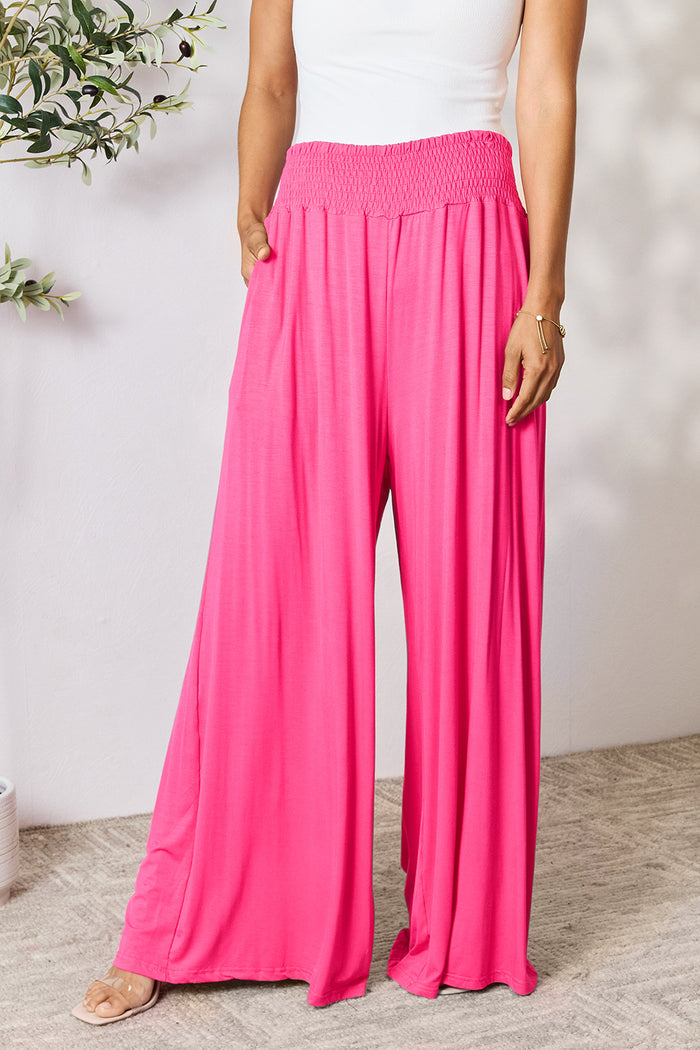 Out and About Smocked Waist Pants