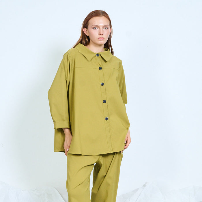 Oversized button-up shirt wholesale