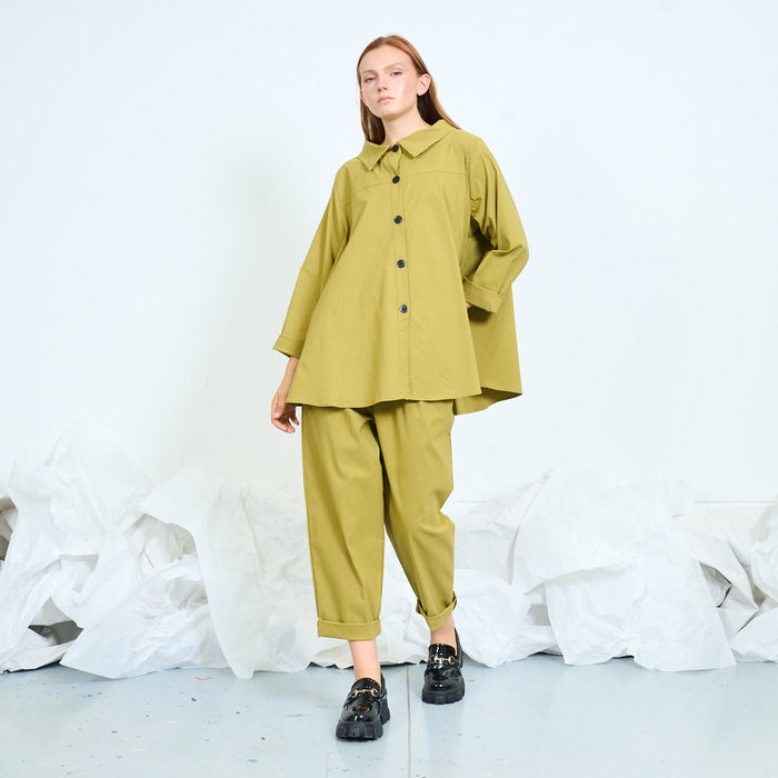 Oversized button-up shirt wholesale