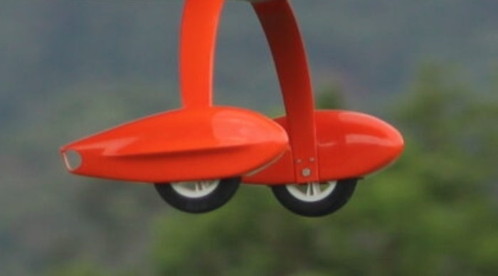 Pair of wheel pants Pilot RC Extra SX 90" 02 orange