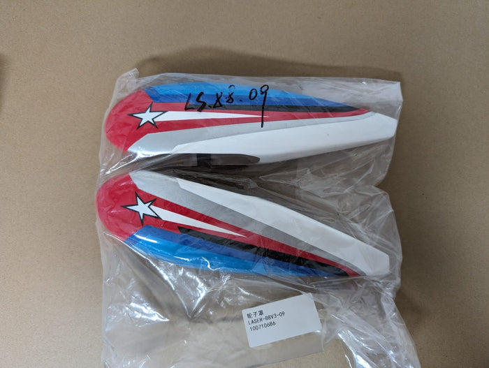 Pair of wheel pants Pilot RC Laser 73" 09 RYU
