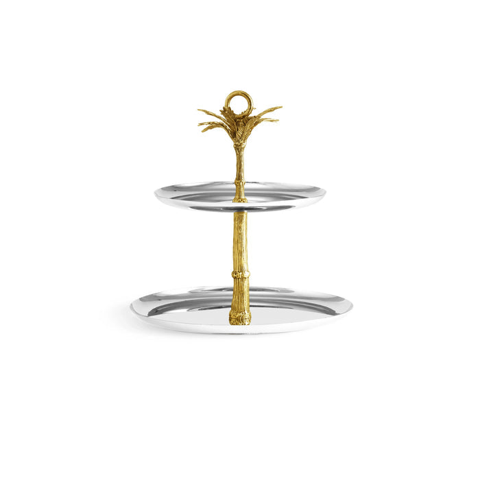 Michael Aram Palm 2-Tier Etagere
