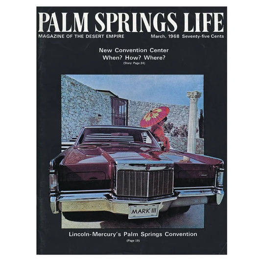Palm Springs Life March 1968 Poster