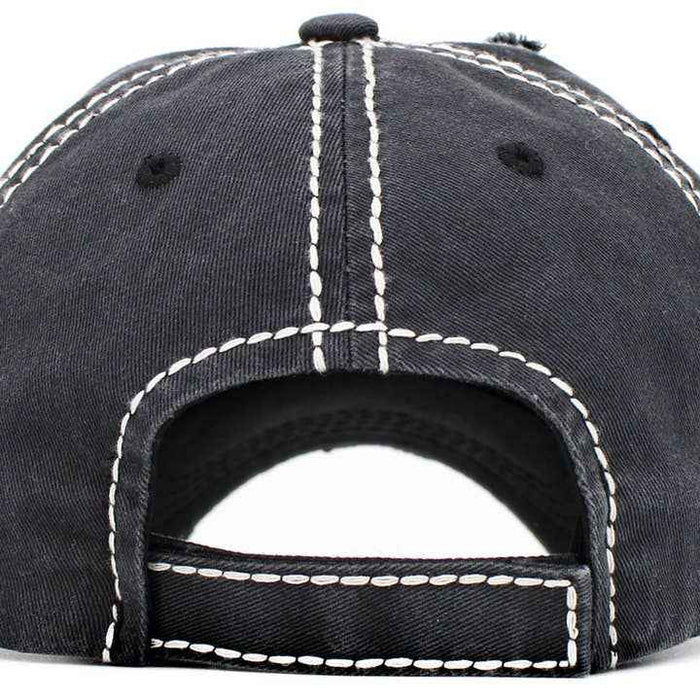Peace Love Dogs Hat - Vintage Ballcap by Kbethos