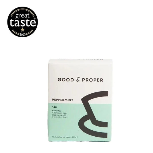 GOOD & PROPER TEA Peppermint Caffeine - free Herbal Tea - 15bags - Waha Lifestyle - Kuwait