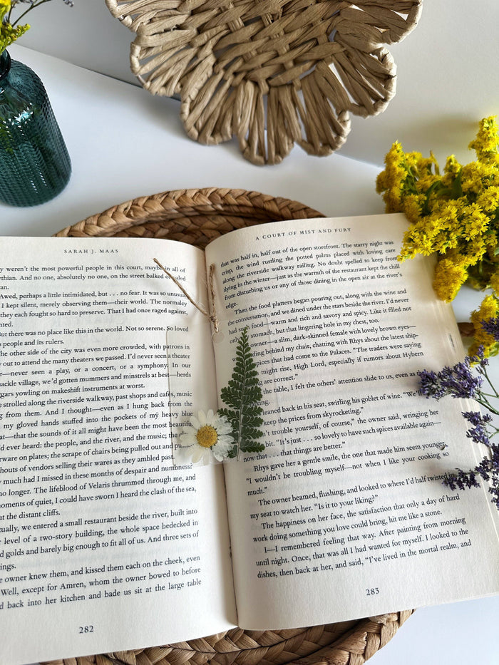 Petals & Pages by Grace - Mini daisy bookmark