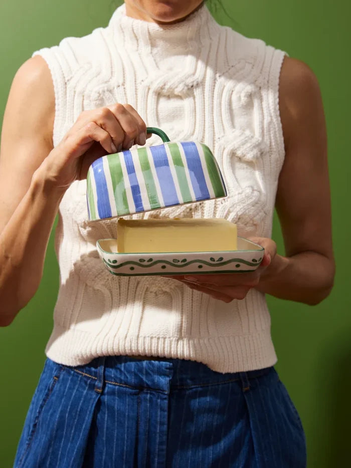 PICCOLO VITA BUTTER DISH by Jones & Co