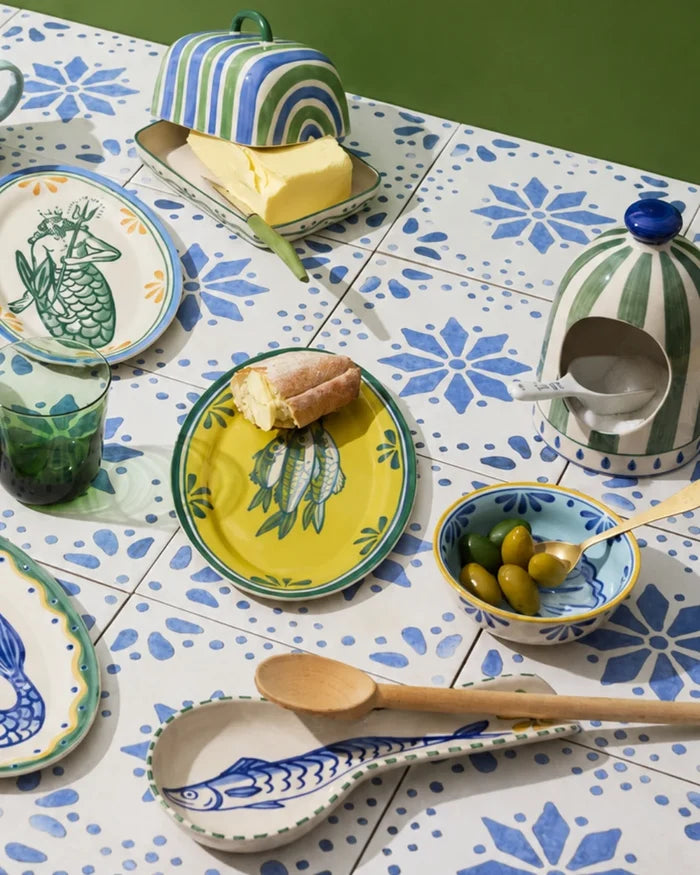 PICCOLO VITA BUTTER DISH by Jones & Co