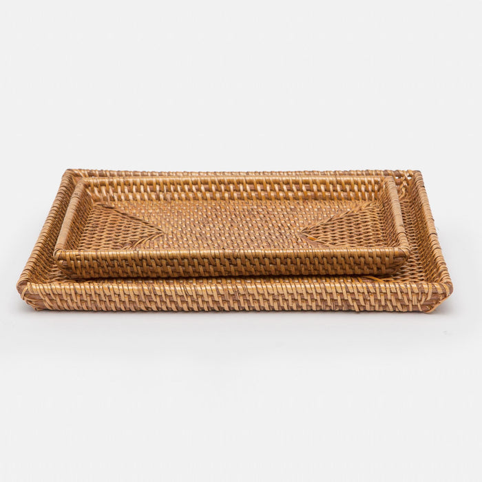 Pigeon & Poodle Dalton Bath Collection - Brown - Tray Set