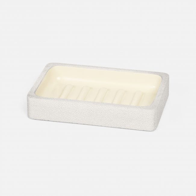 Pigeon & Poodle Tenby Blanc Bath Collection - Soap Dish