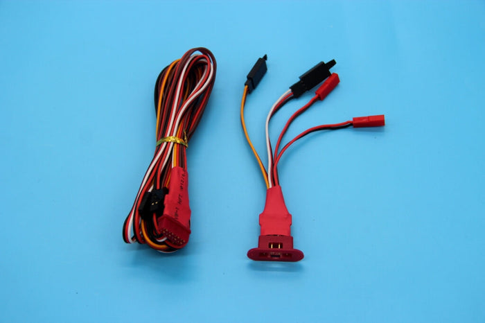 Pilot rc MPX multi-wire servo/electric retract/brake plug, set