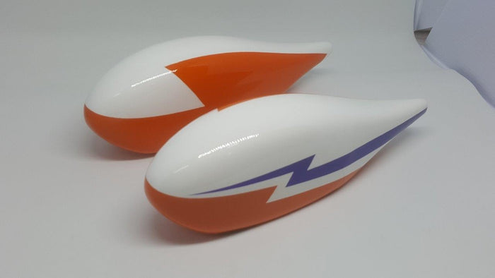 Pilot-rc pair of wheel pants Sbach 342 73" 1.85m purple orange
