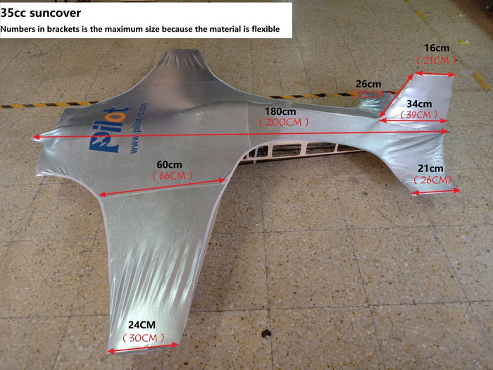 Pilot rc Suncover Acrobatic models 35cc 187-201cm wing span