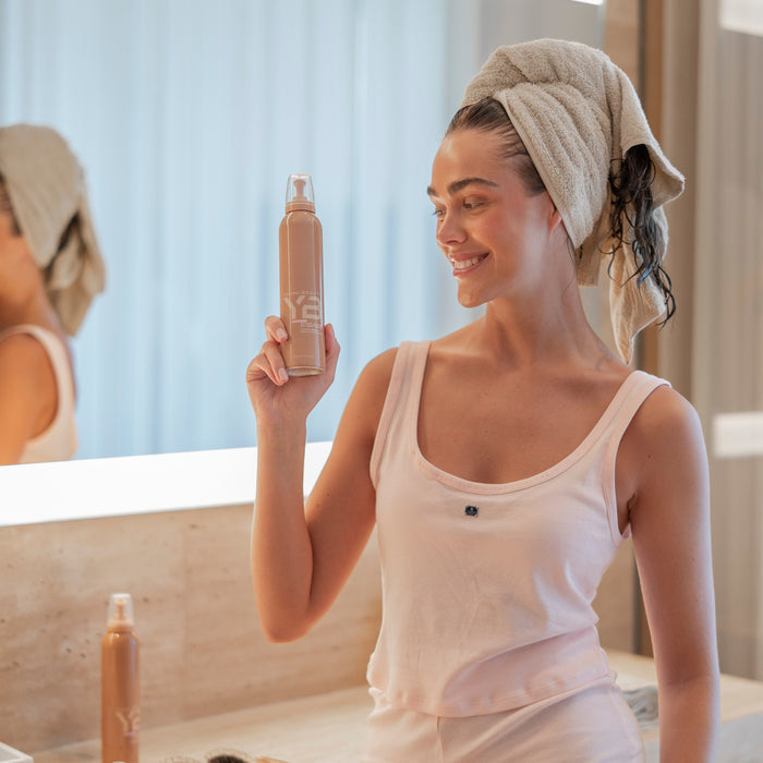 Pink Leave-In Hair Mousse | Youmi Beauty