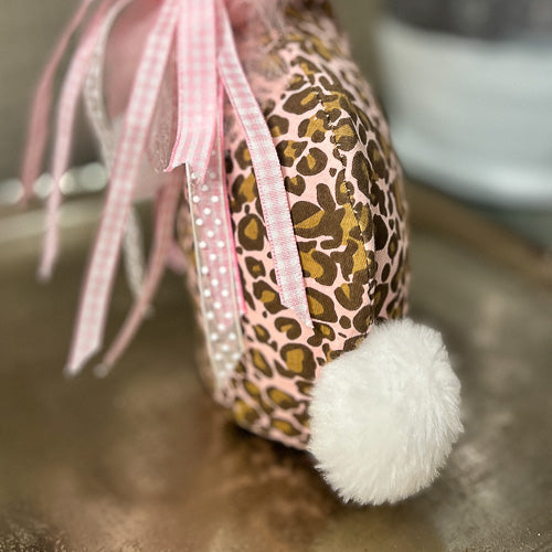 Pink Leopard Print Rabbit