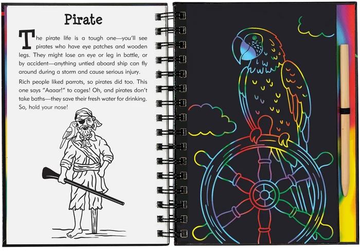 Pirates Scratch and Sketch