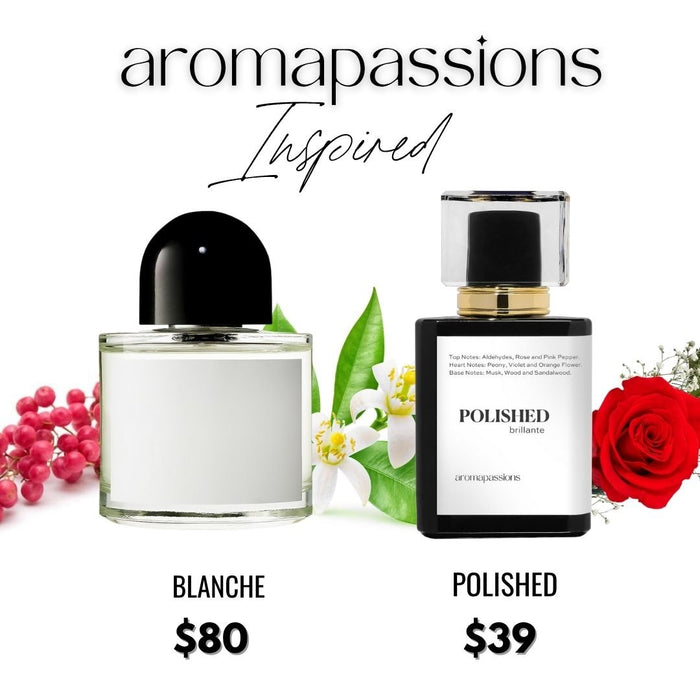 POLISHED | Inspired by BYREDO BLANCHE | Blanche Dupe Pheromone Perfume - aromapassions