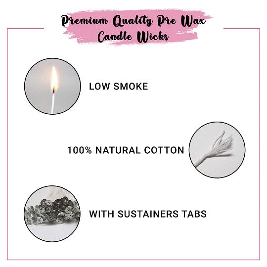 Pre Waxed Candle Wicks - 3 Inch Benefits