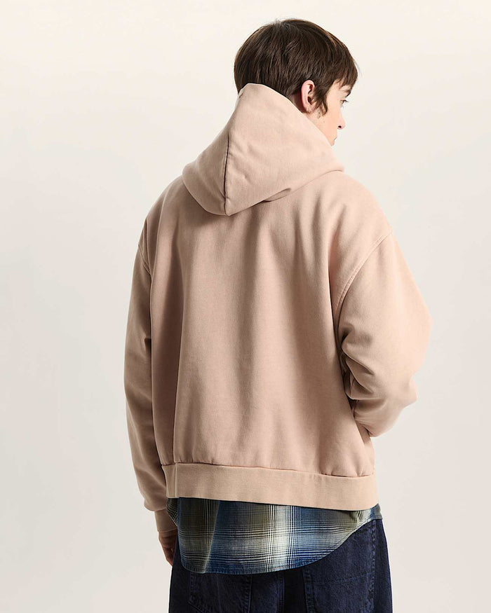 Premium Pullover Hoodie in Warm Taupe