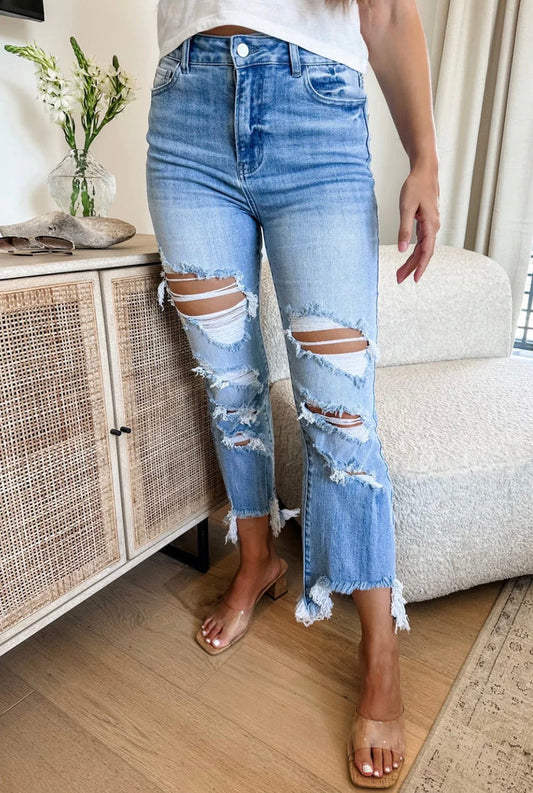 PREORDER: // Urban Distressed Crop Jean