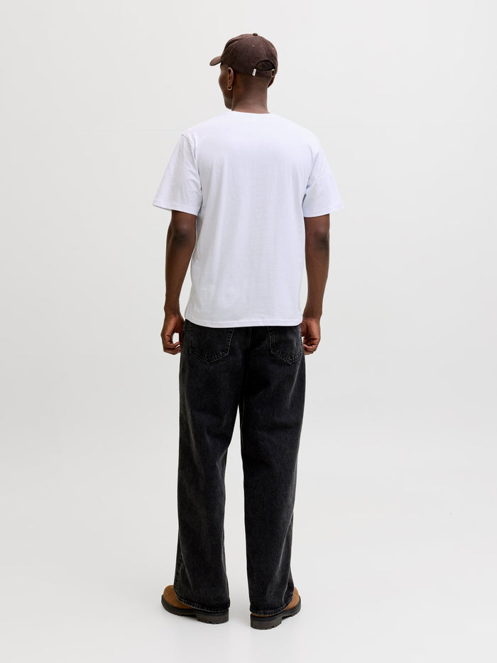 Printed T-shirt in White