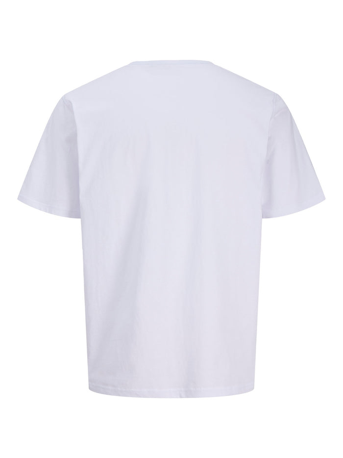 Printed T-shirt in White